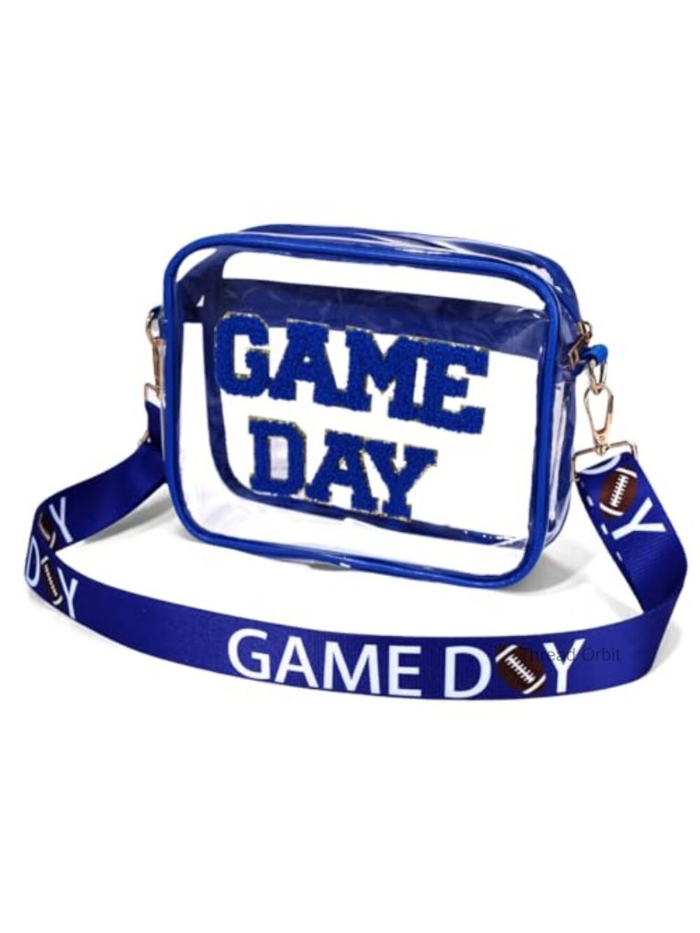 Clear Stadium Bag Crossbody PVC Game Day Purse for Sports Events
